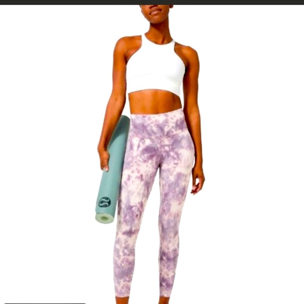 BNWT* LULULEMON ALIGN DIAMOND DYE PINK BLISS GRAPHITE PUPRLE. SOLD OUT 💜